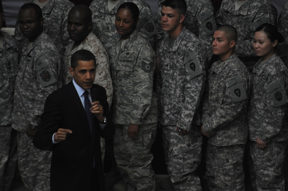 President Obama visits Baghdad