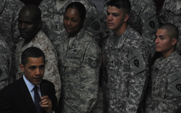 President Obama visits Baghdad