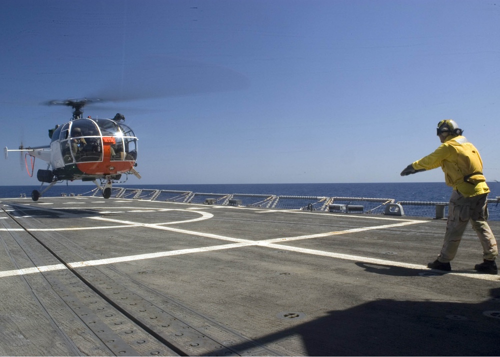 Robert G. Bradley arrives in Valetta for Theater Security Cooperation mission, Community Relations, and Sporting Events