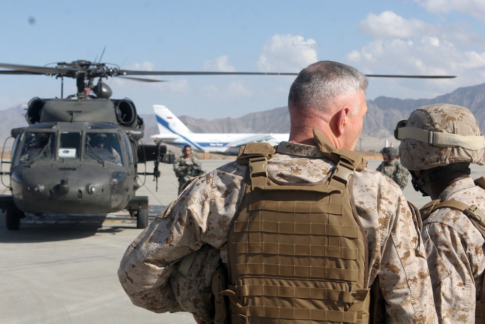 Commandant visits Marines, Sailors in Afghanistan