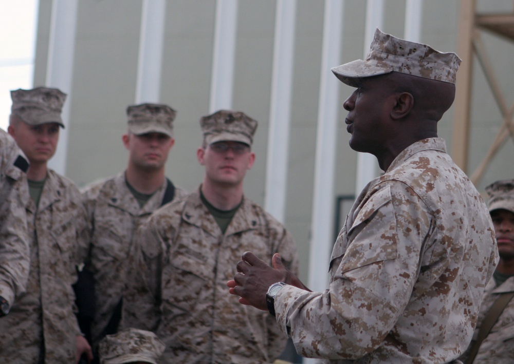 Commandant visits Marines, Sailors in Afghanistan