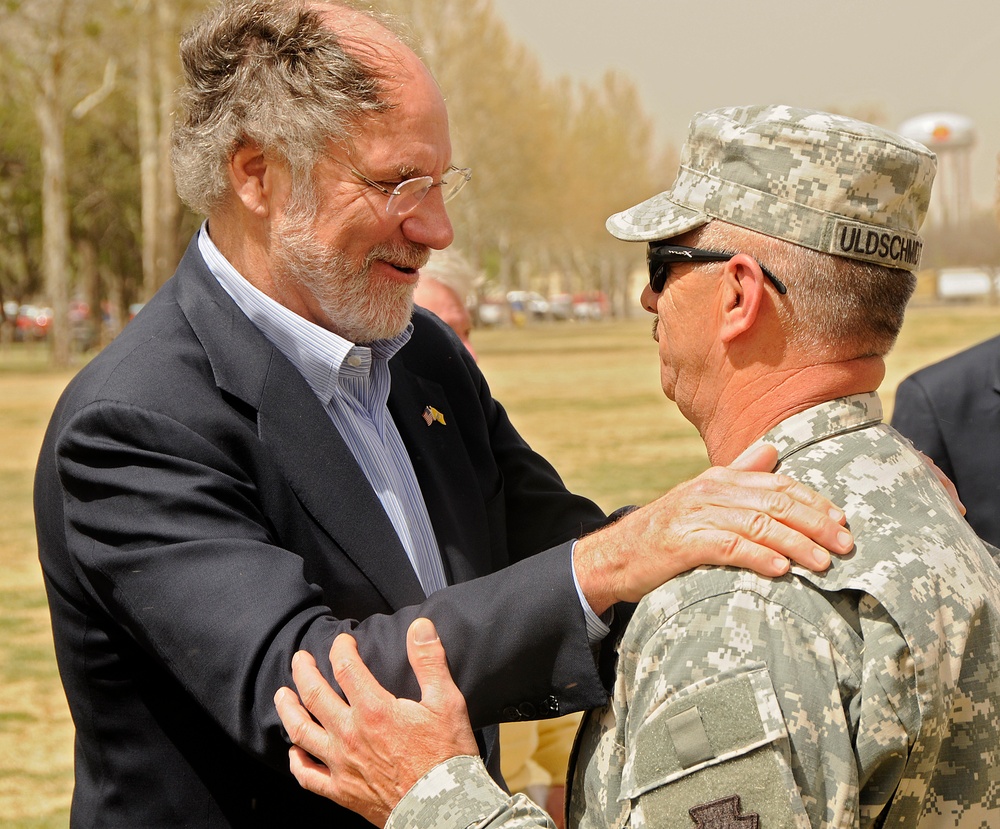 Task Force Keystone Farewell Ceremony