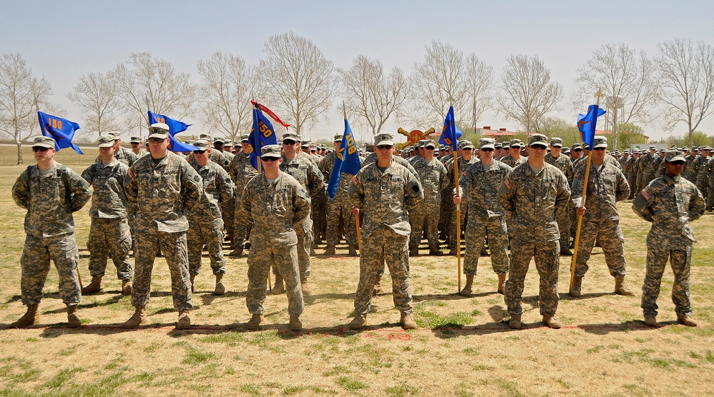 Task Force Keystone Farewell Ceremony