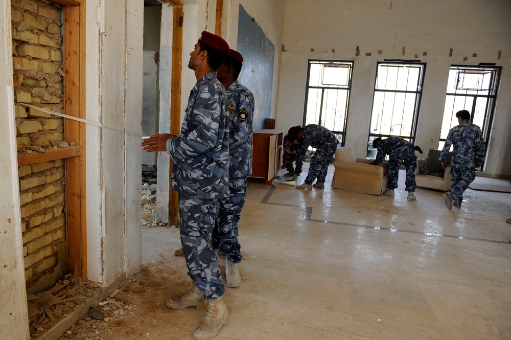 Iraqi police training in Basra