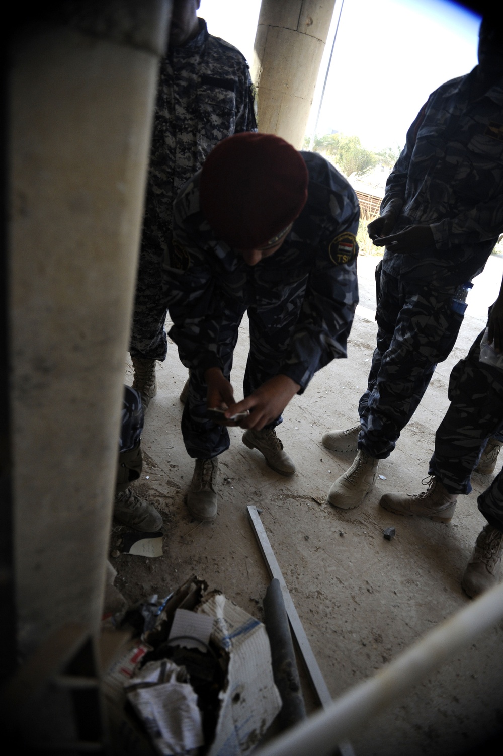 Iraqi police training in Basra