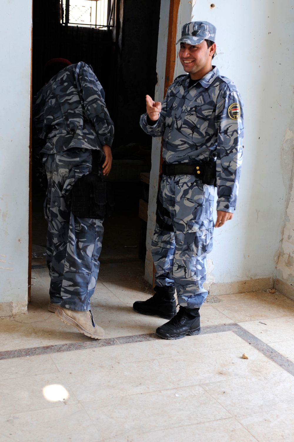 Iraqi police training in Basra