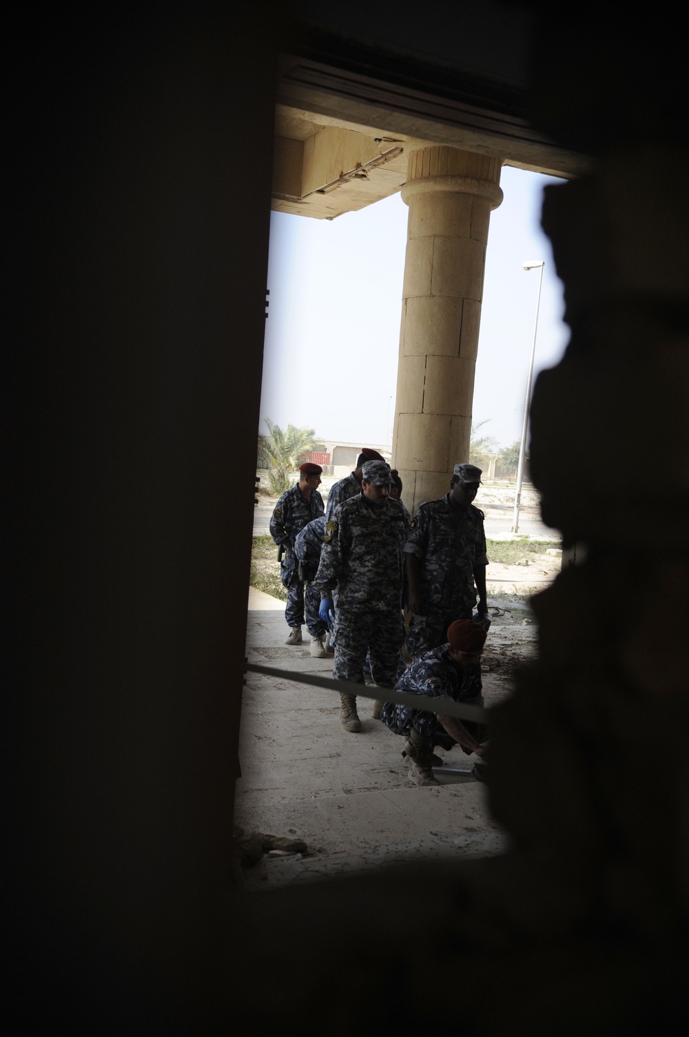 Iraqi police training in Basra