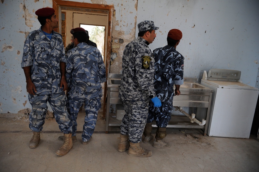 Iraqi police training in Basra