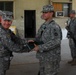 Headquarters and Support Company 834th Aviation Support Battalion Soldier Receives Service Award in Iraq