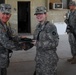 Headquarters and Support Company 834th Aviation Support Battalion Soldier Receives Service Award in Iraq