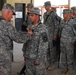 Headquarters and Support Company 834th Aviation Support Battalion Soldier Receives Service Award in Iraq