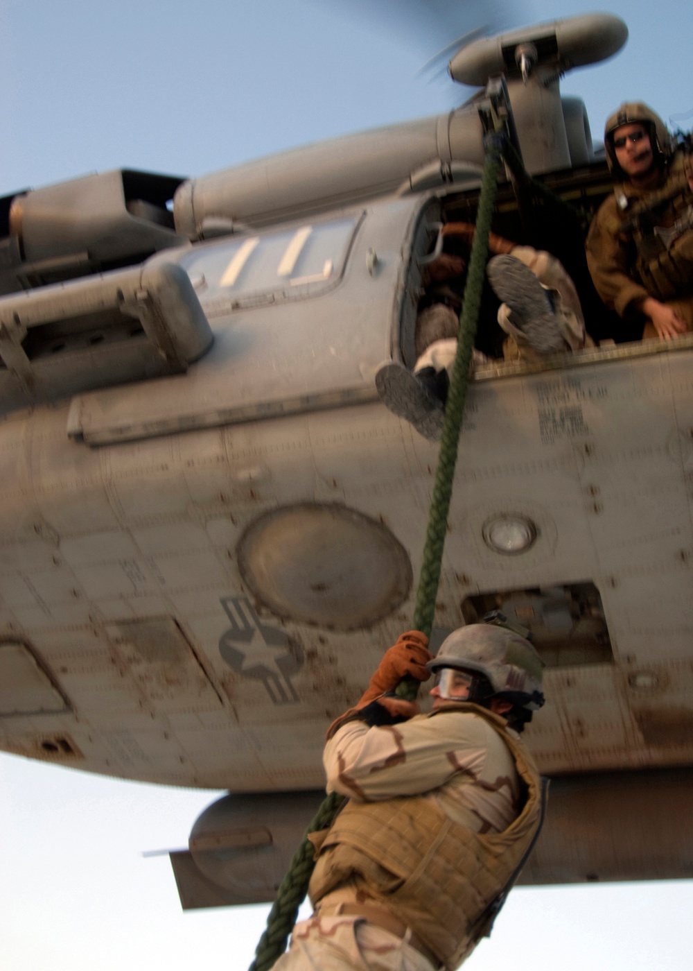 Iraqi special operations forces helicopter training