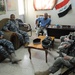 Iraqi National Police Officer meeting in Baghdad, Iraq