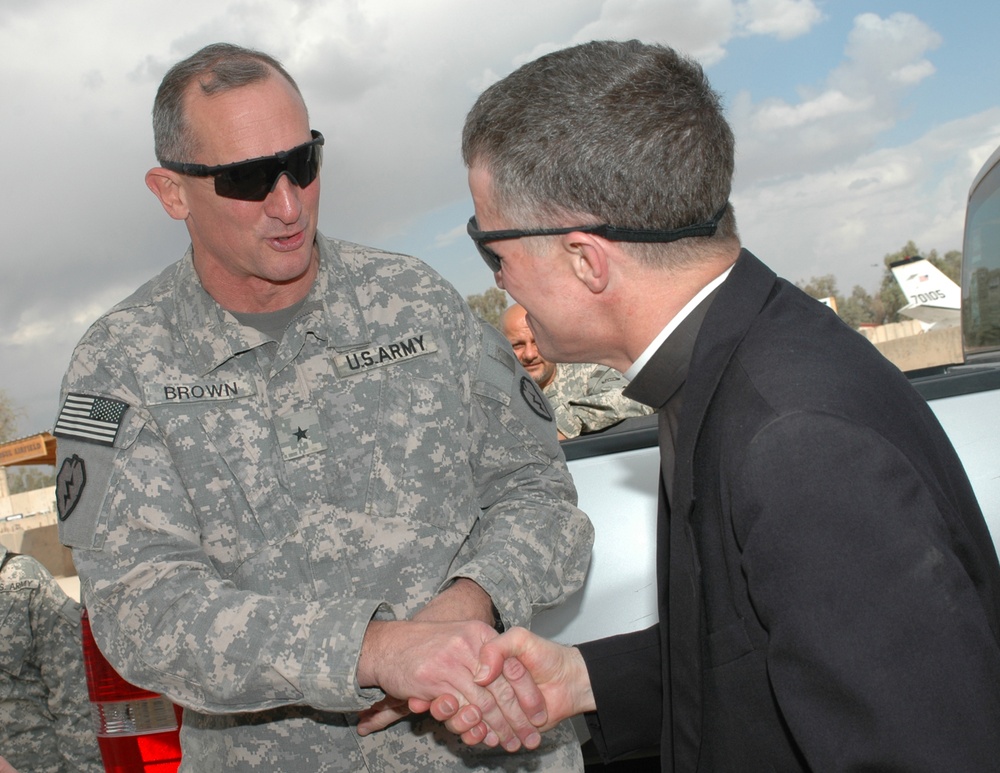 Archbishop of Military Services Visit