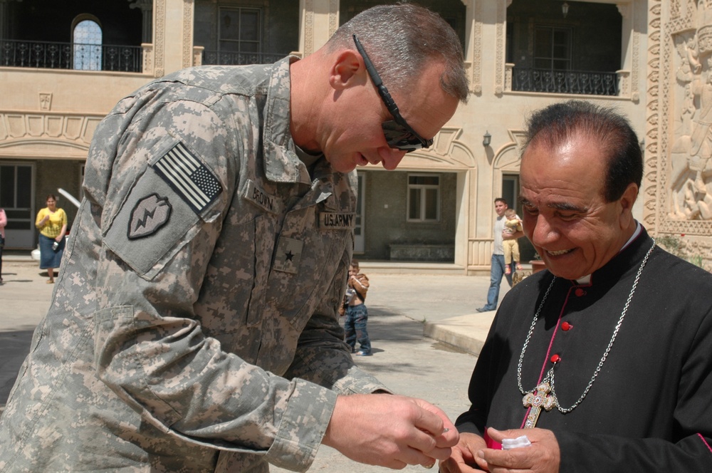 Archbishop of Military Services Visit