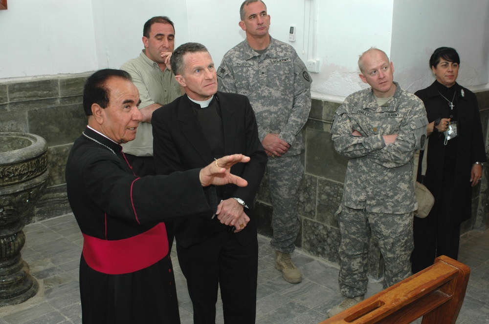 Archbishop of Military Services Visit