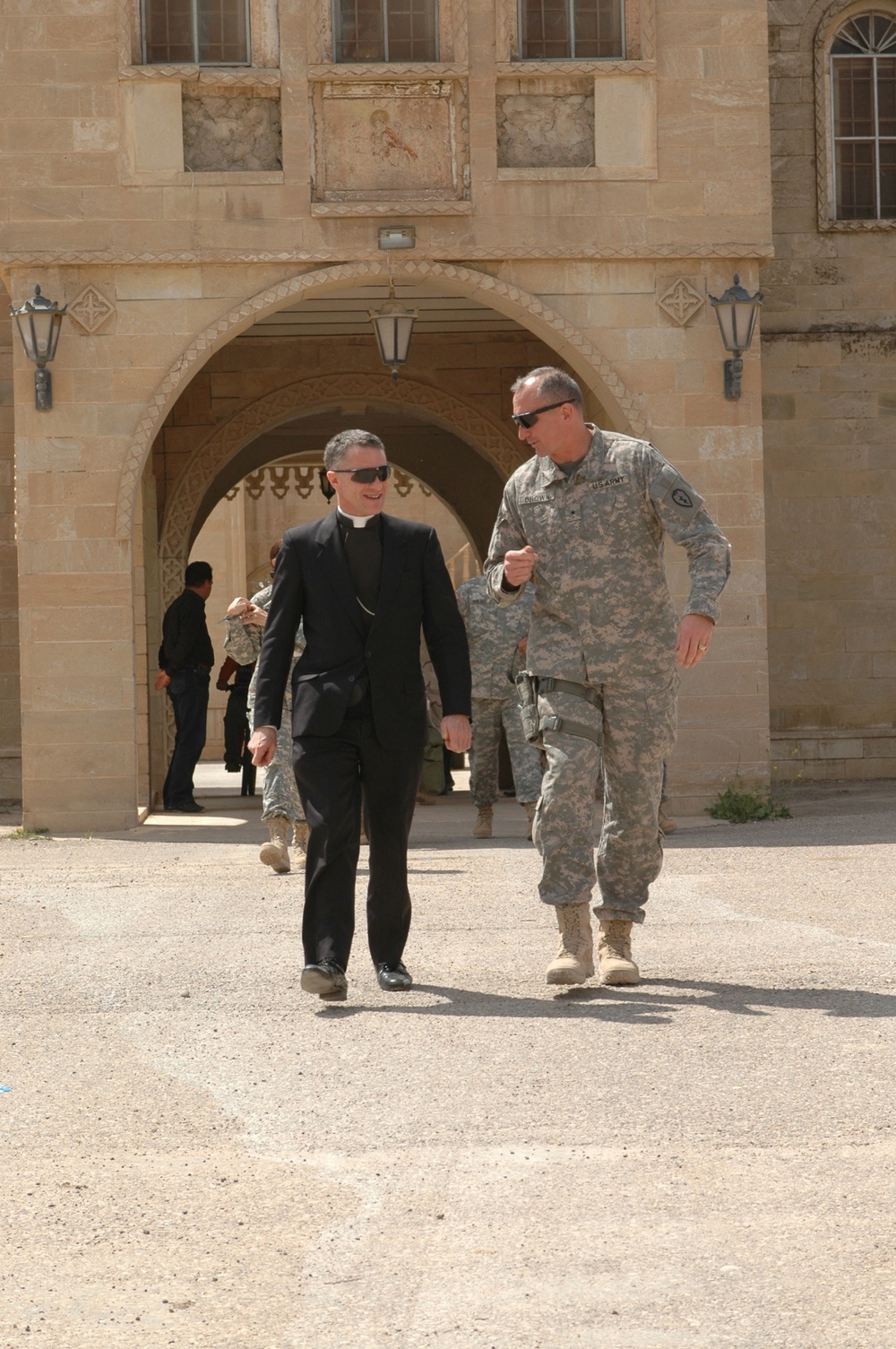 Archbishop of Military Services Visit