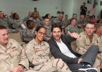 'Star Trek' Cast Visits Service Members in Theater for World Premiere