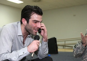 'Star Trek' Cast Visits Service Members in Theater for World Premiere