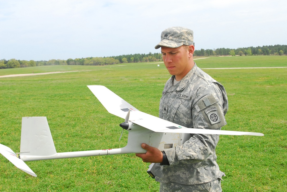 Soldier Launches Raven for Recertification Training