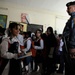 School supply handout in Basra