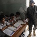 School supply handout in Basra