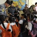 School supply handout in Basra