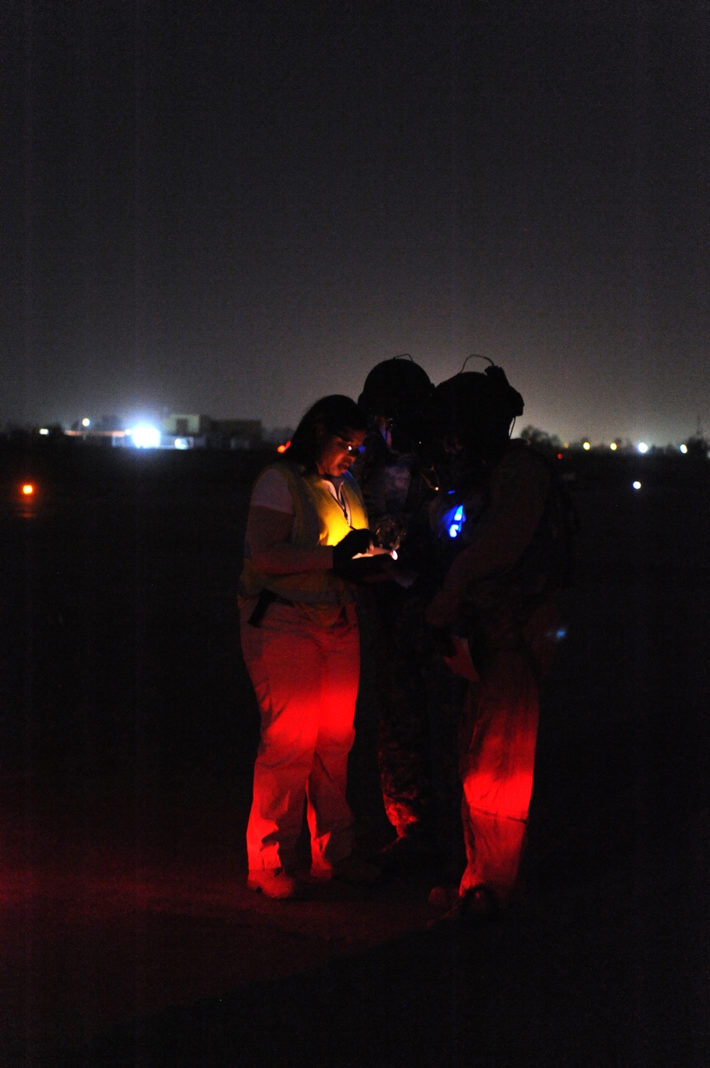 Blackhawk helicopter in Baghdad