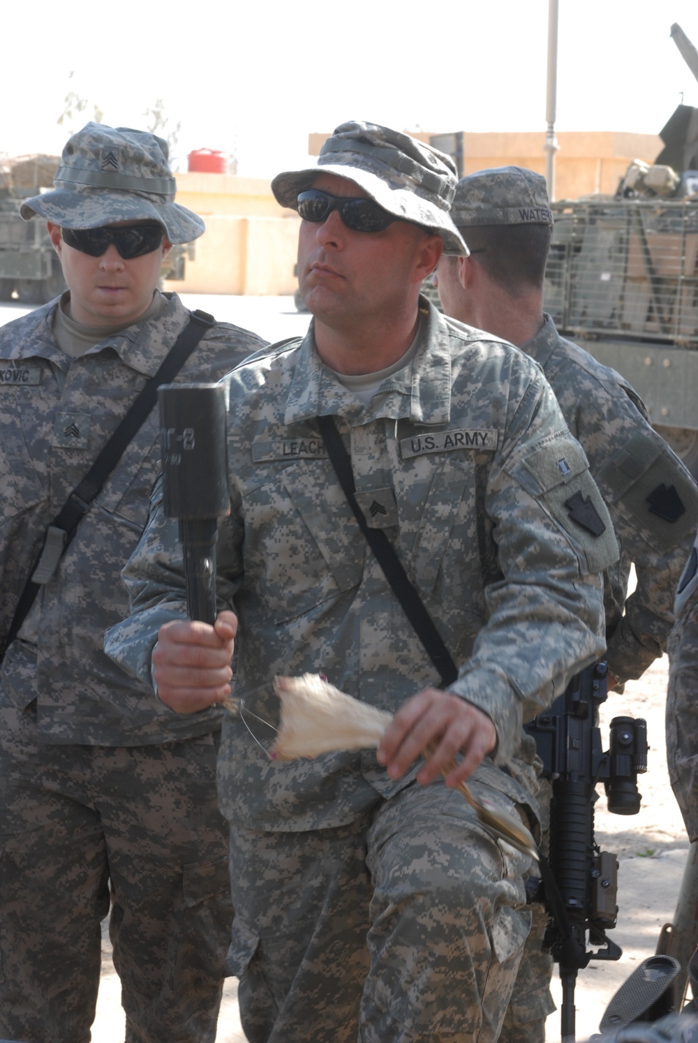 Grenade awareness, first aid training in Abu Ghraib
