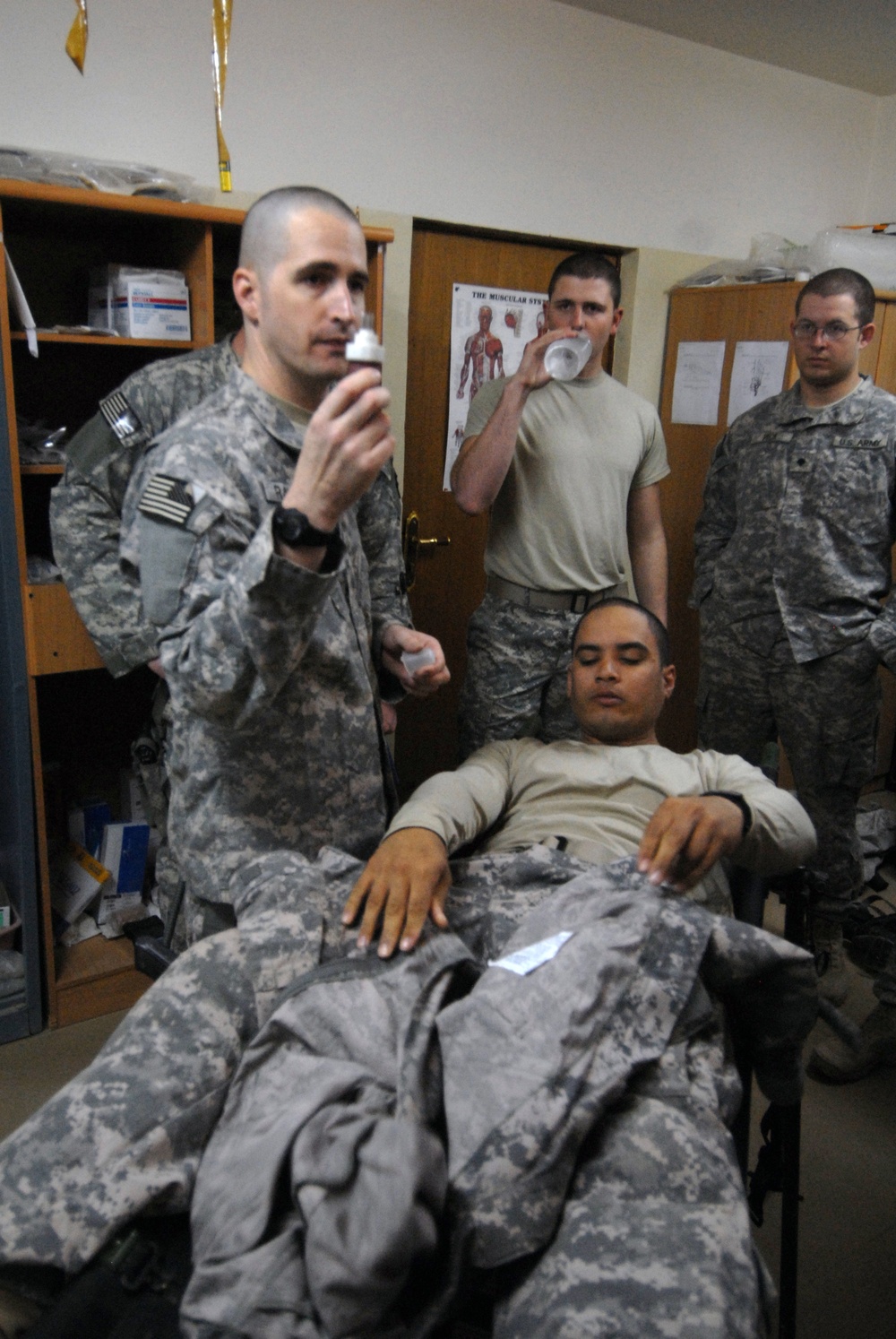 Grenade awareness, first aid training in Abu Ghraib
