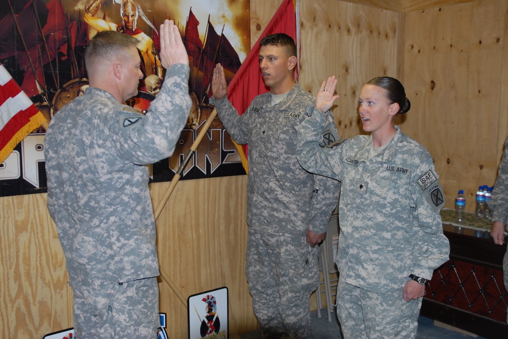 Re-enlistment of Spartan couples strengthens marriage bonds