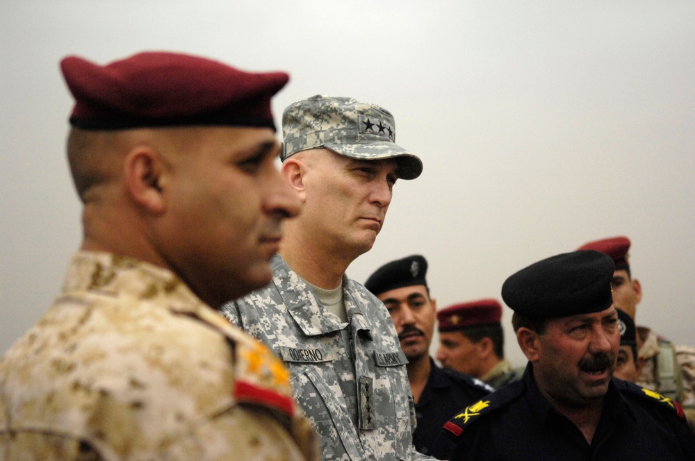 Gen. Odierno visit and Iraq police training in Karbala