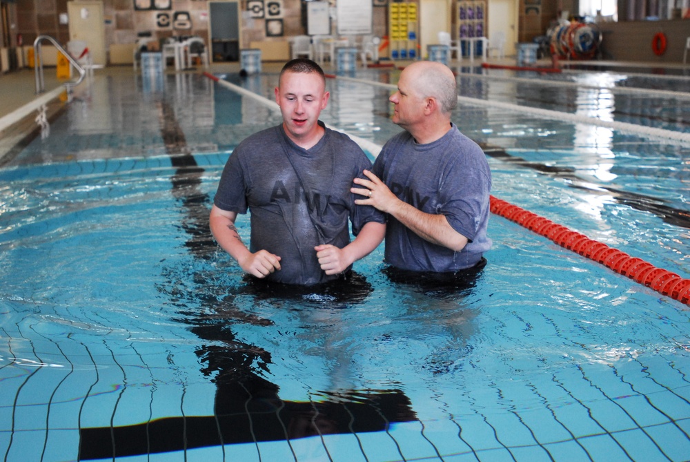 Water Baptisms on Joint Base Balad