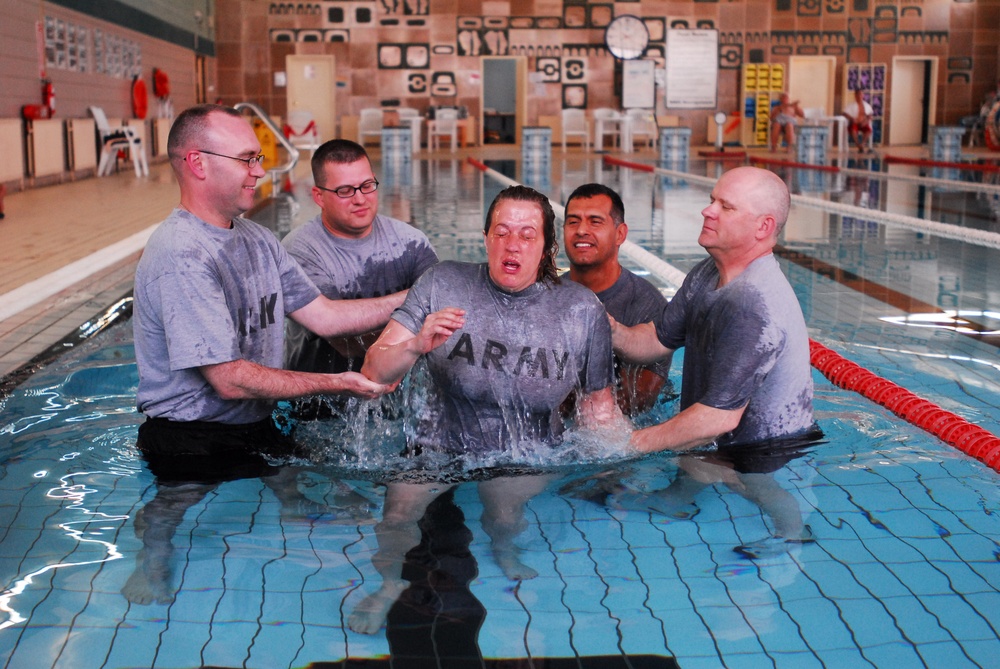Water Baptisms on Joint Base Balad