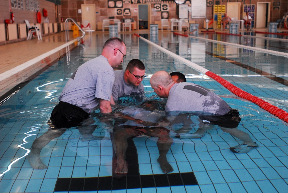 Easter Water Baptisms on Joint Base Balad