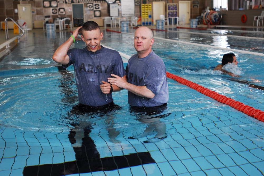 Water Baptisms on Joint Base Balad