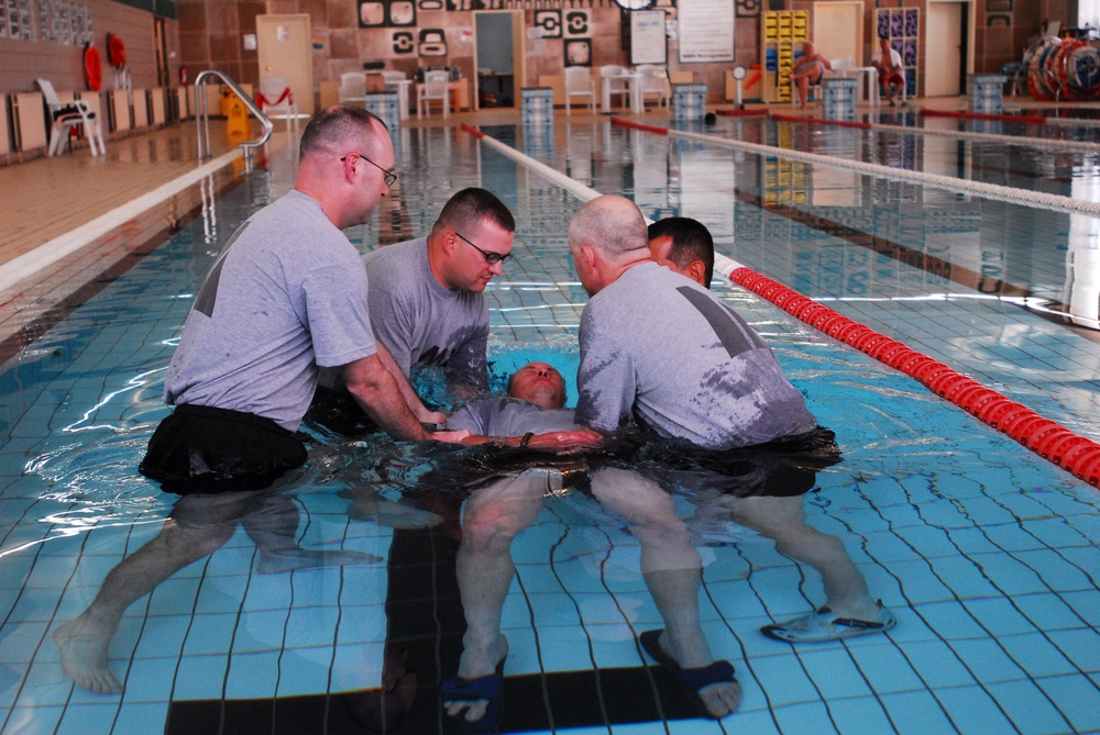 Easter Water Baptisms on Joint Base Balad