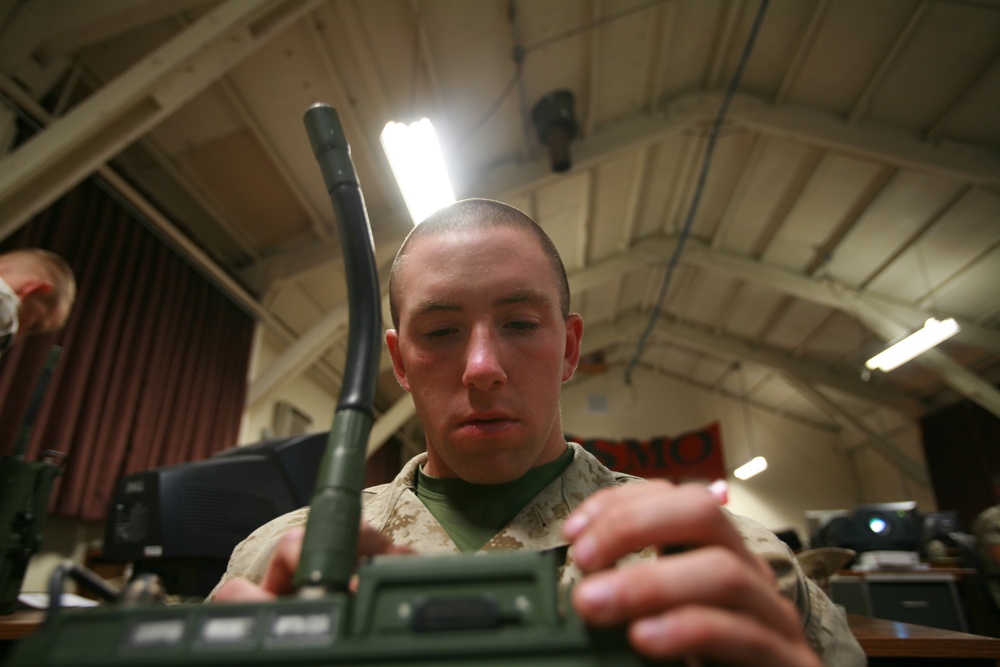 Communication Is the Key: Combat Logistics Regiment 17's Military Police Company Marines Participate in Incidental Radio Operators Course