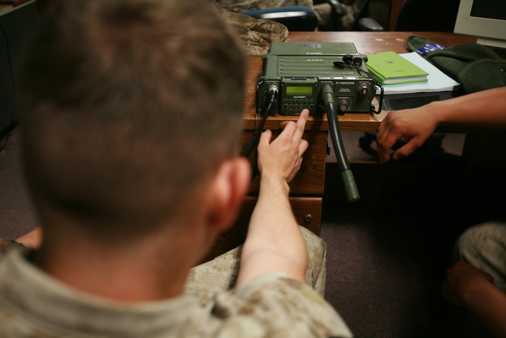 Communication Is the Key: Combat Logistics Regiment 17's Military Police Company Marines Participate in Incidental Radio Operators Course