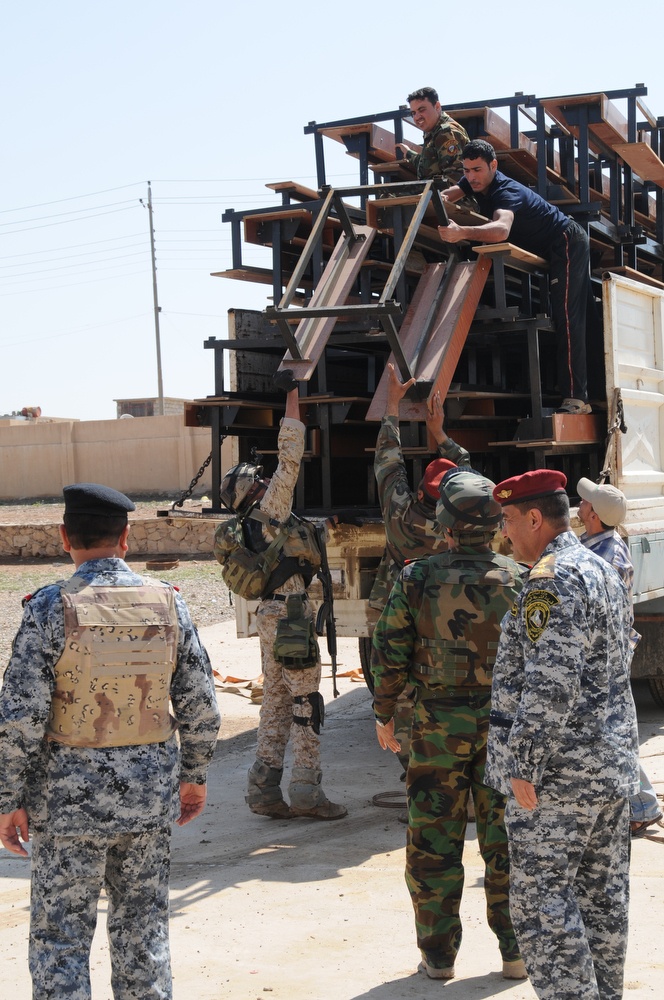 Desk Delivery in Mosul, Iraq