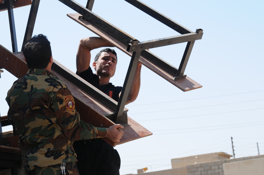 Desk Delivery in Mosul, Iraq