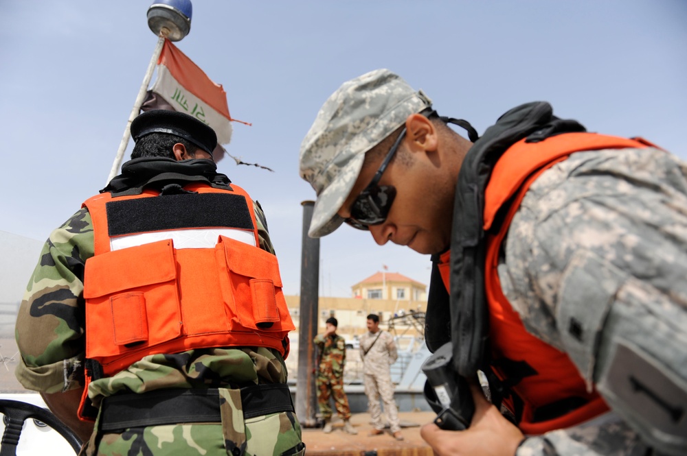 Iraqi Coastal Border Guard Operations in Um Quasr, Iraq