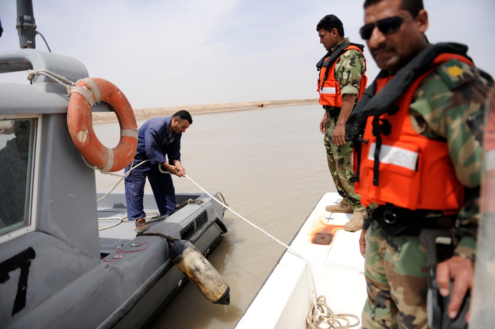 Iraqi Coastal Border Guard Operations in Um Quasr, Iraq
