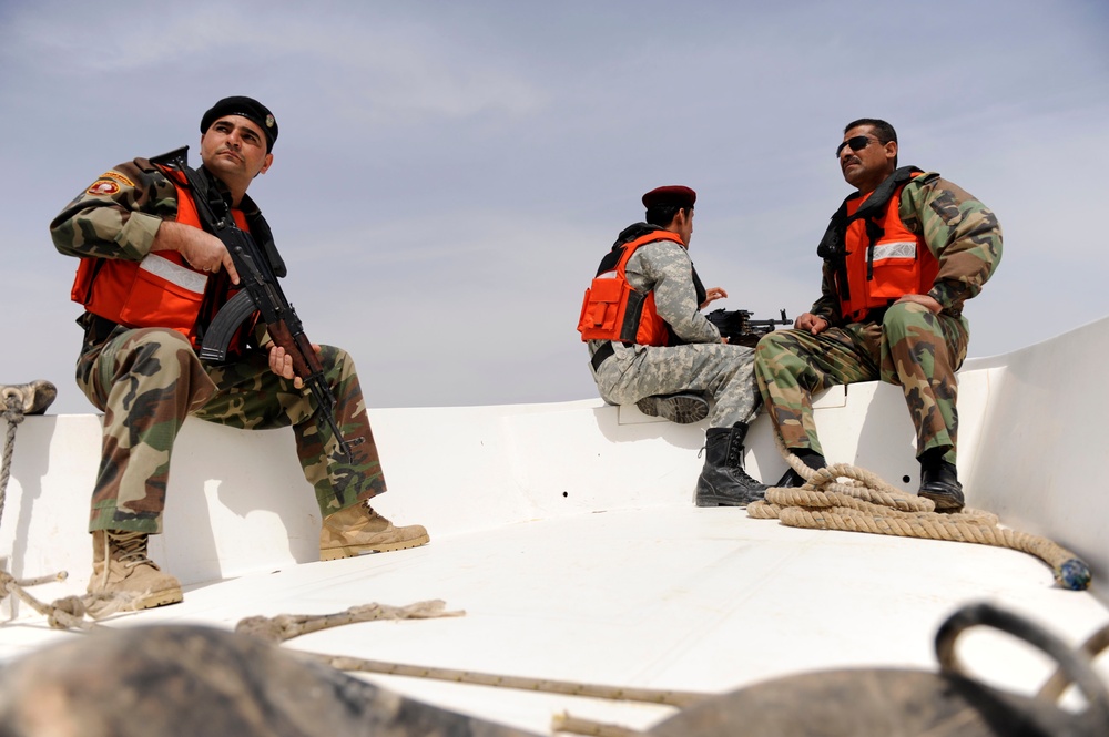 Iraqi Coastal Border Guard Operations in Um Quasr, Iraq