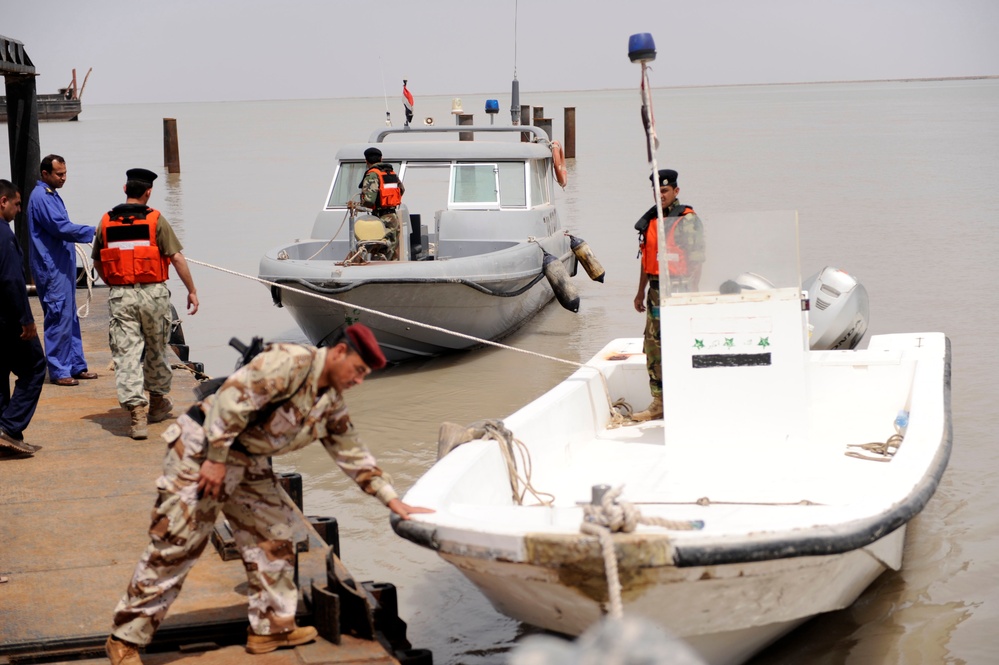 Iraqi Coastal Border Guard Operations in Um Quasr, Iraq