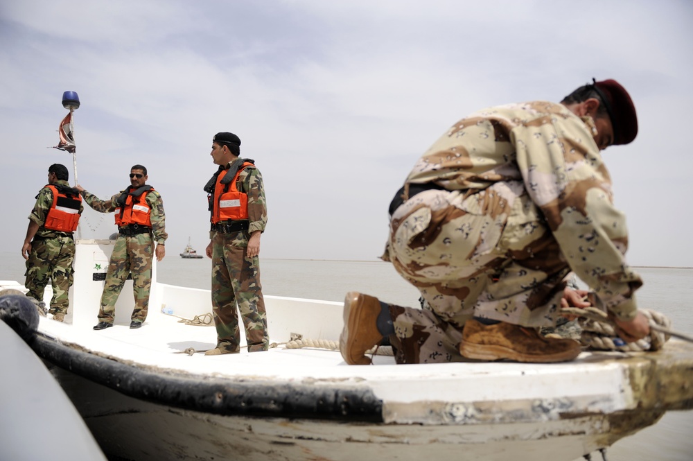 Iraqi Coastal Border Guard Operations in Um Quasr, Iraq