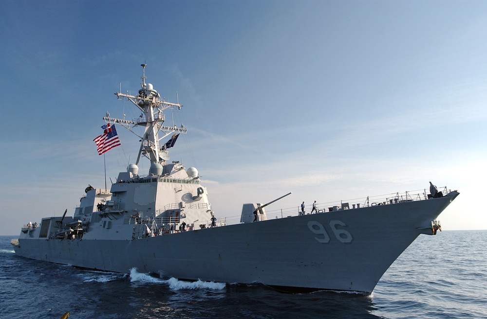 USS Bainbridge Arrives in Somalia