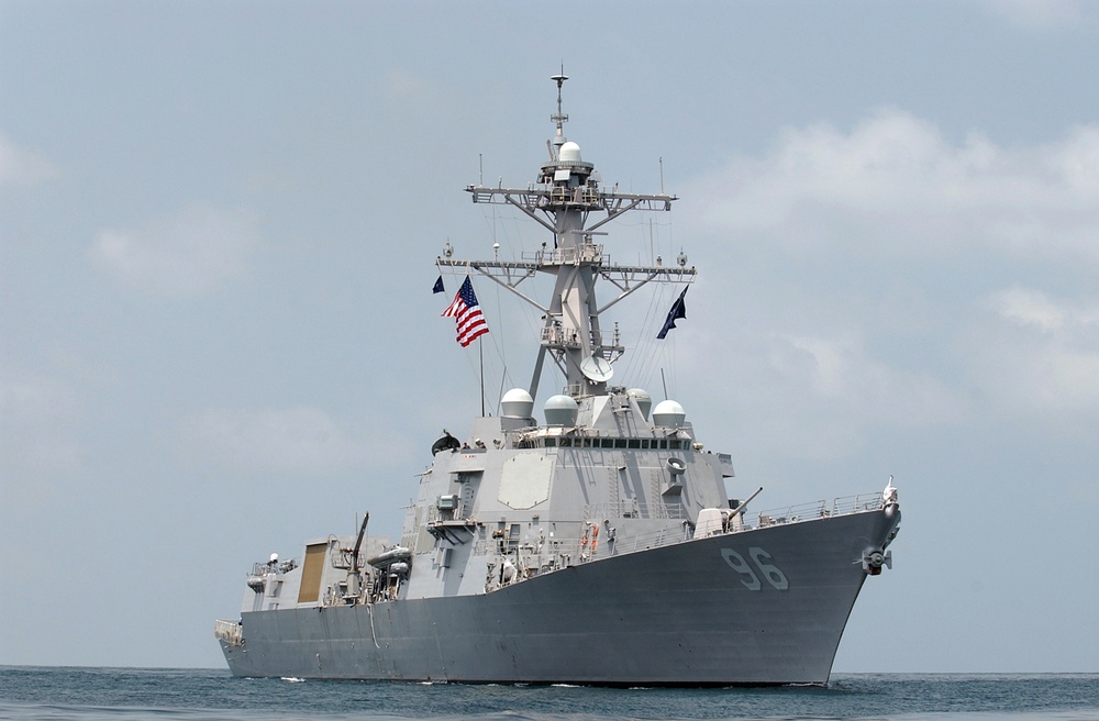 USS Bainbridge Arrives in Somalia