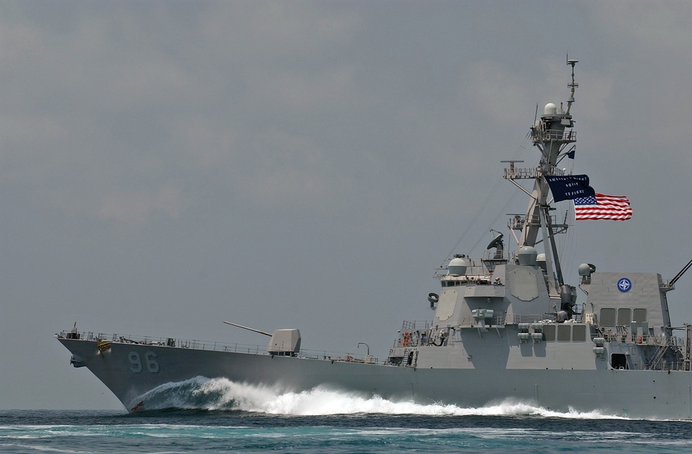 USS Bainbridge Arrives in Somalia