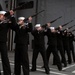 Burial at sea aboard the USS Abraham Lincoln